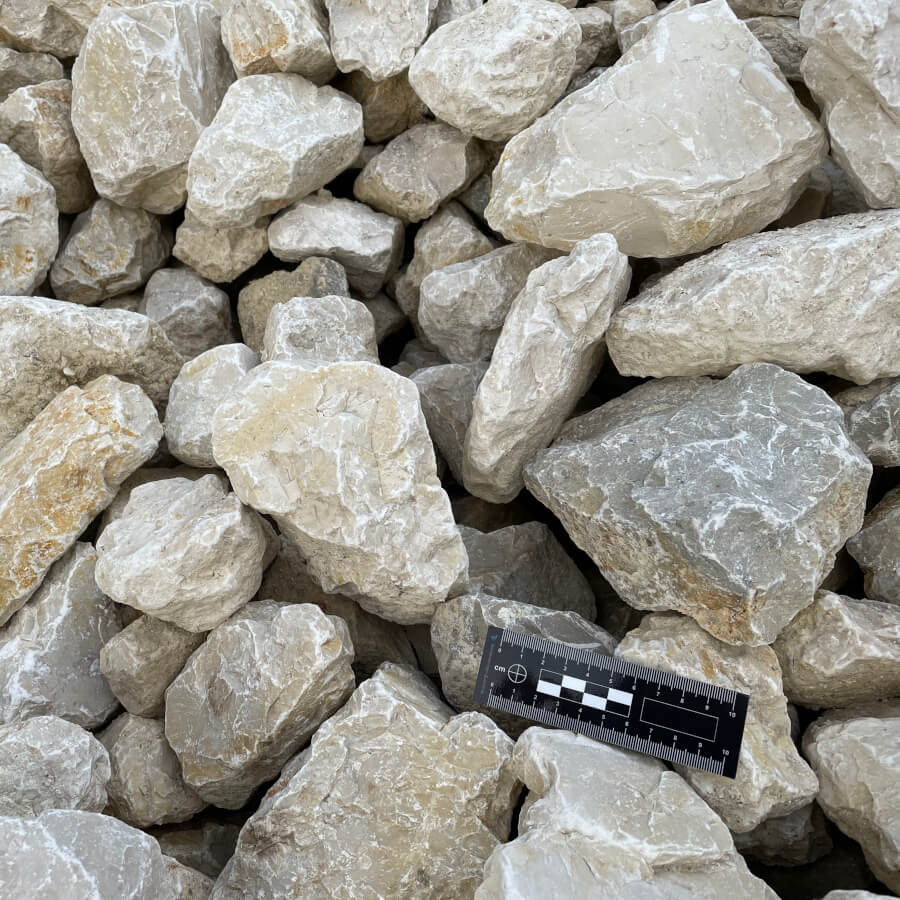 Pierre à gabion 80/150 concassé calcaire