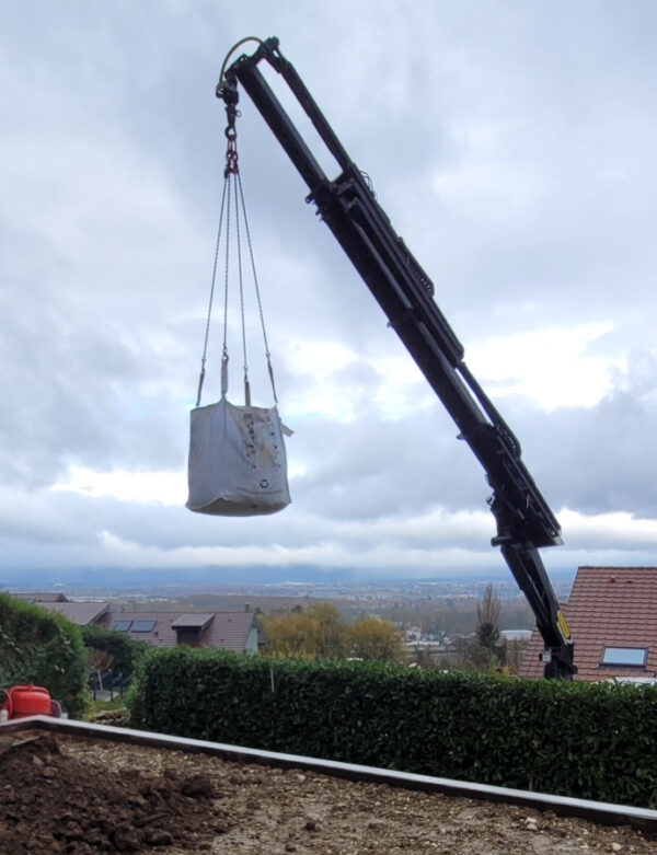 Pierre à gabion 80/150 concassé calcaire - Big-bag - 1m3