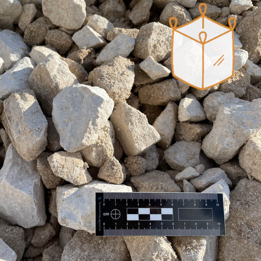 GR0-80PC-VM01 1 Pré-crible 0/80 concassé calcaire - Big bag 1500kg