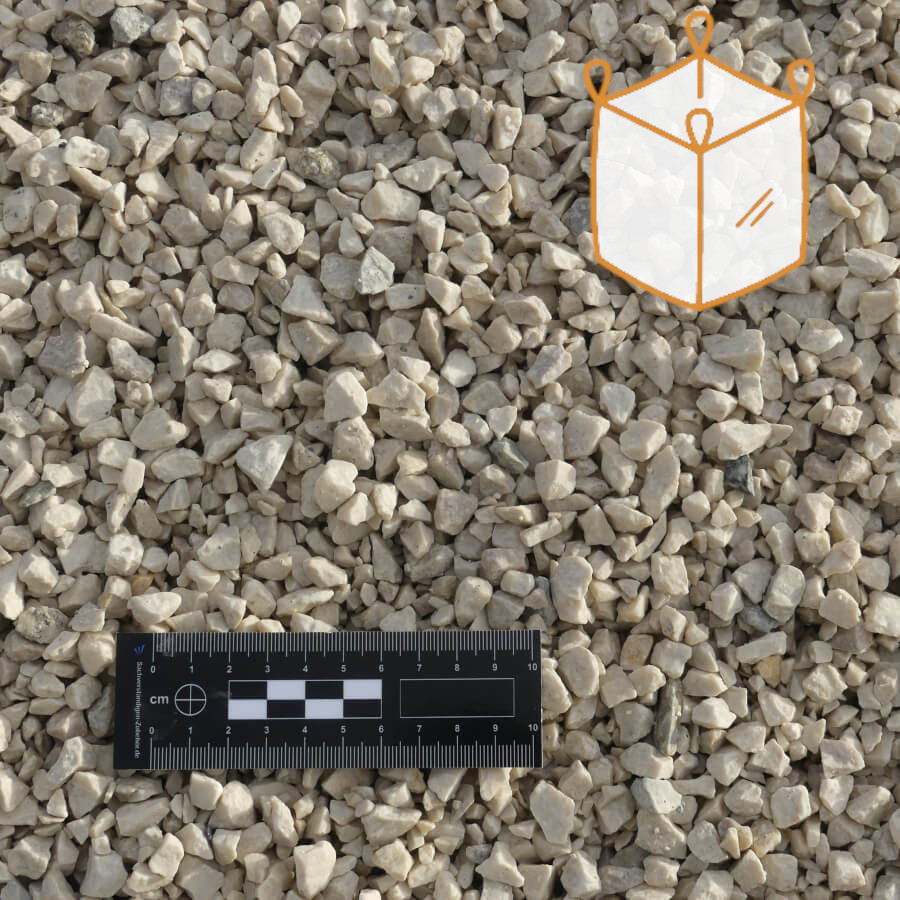 GR4-10CC-VM01 1 Gravier 4/10 concassé calcaire - Big bag 1500kg