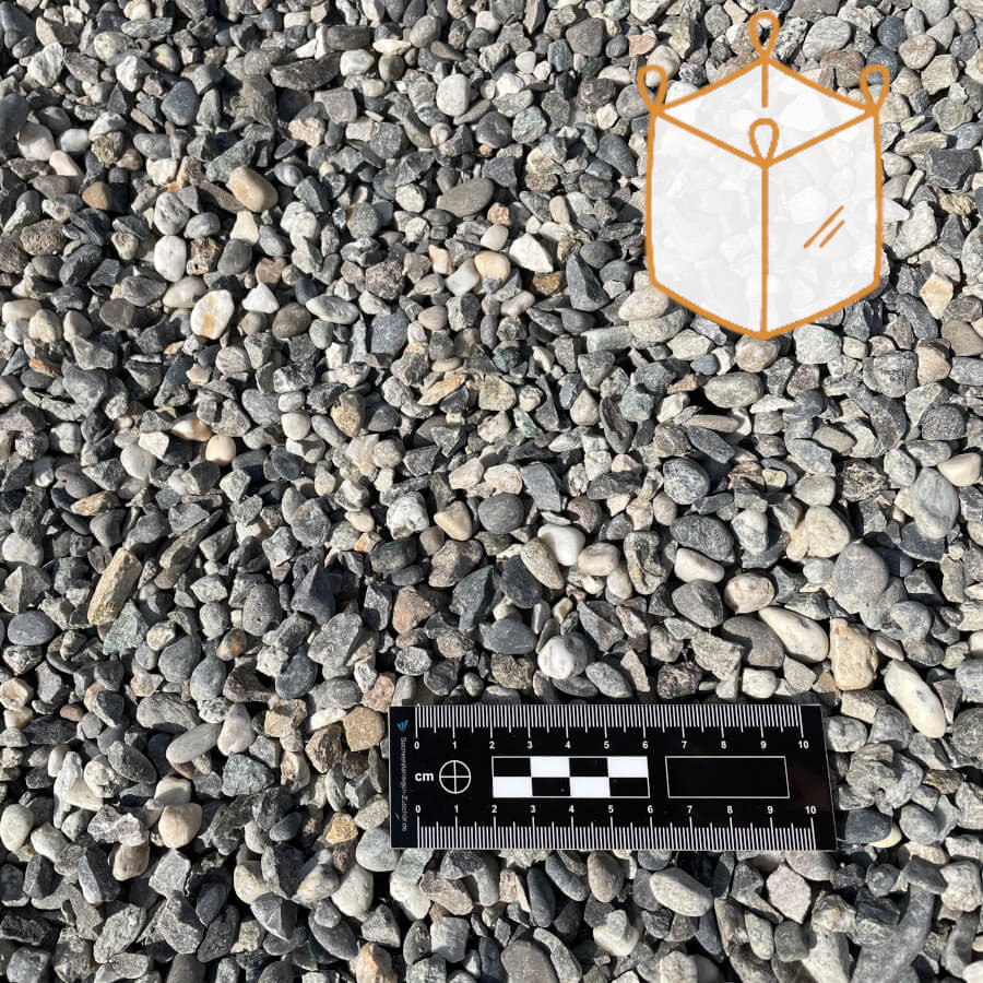 Gravier 4/10 semi concassé lavé - Big bag 1500kg